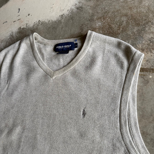Vintage 90s Polo Golf Vest - L