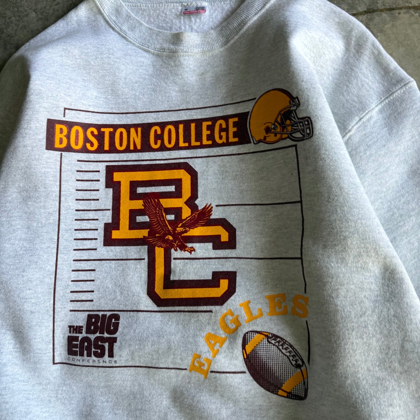 Vintage 90s Boston College Crewneck - M