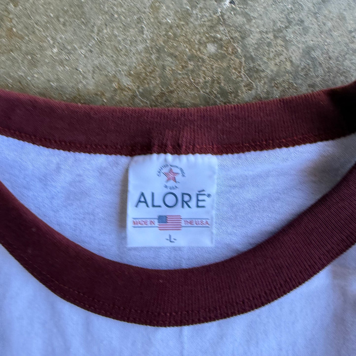 Vintage Trojans Quarter Sleeve Tshirt - L