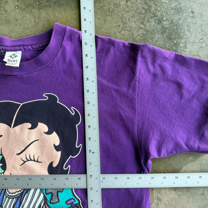 Vintage Purple Betty Boop Tshirt - L