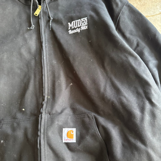Vintage 90s Hooded Trucker Carhartt Jacket - XL