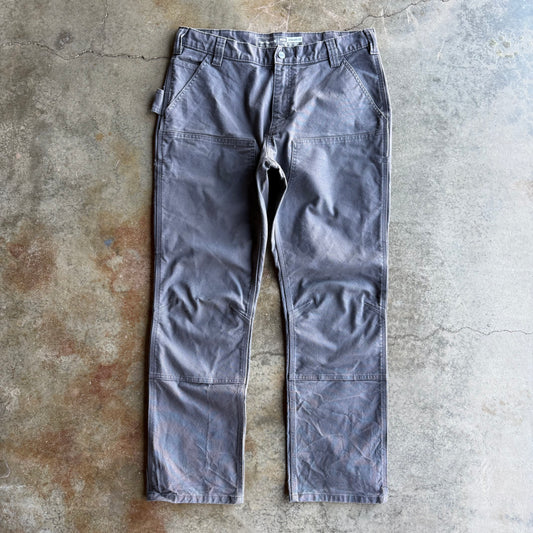 Vintage Baggy Grey Carhartt Double Knee Pants - 36