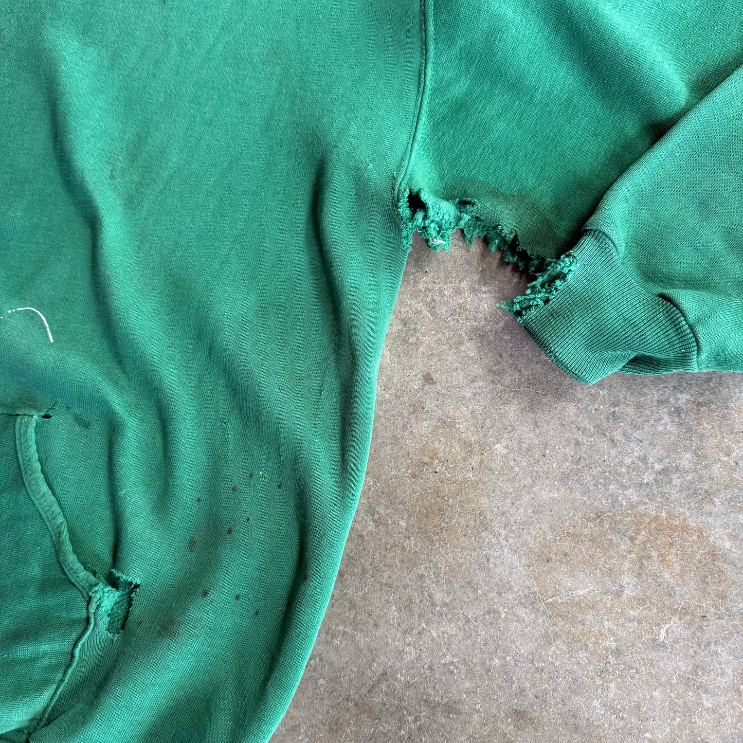 True Vintage 70s Distressed Russell Hoodie - M