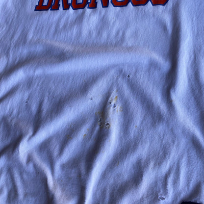 Vintage 80s Distressed Broncos Tee - XXL