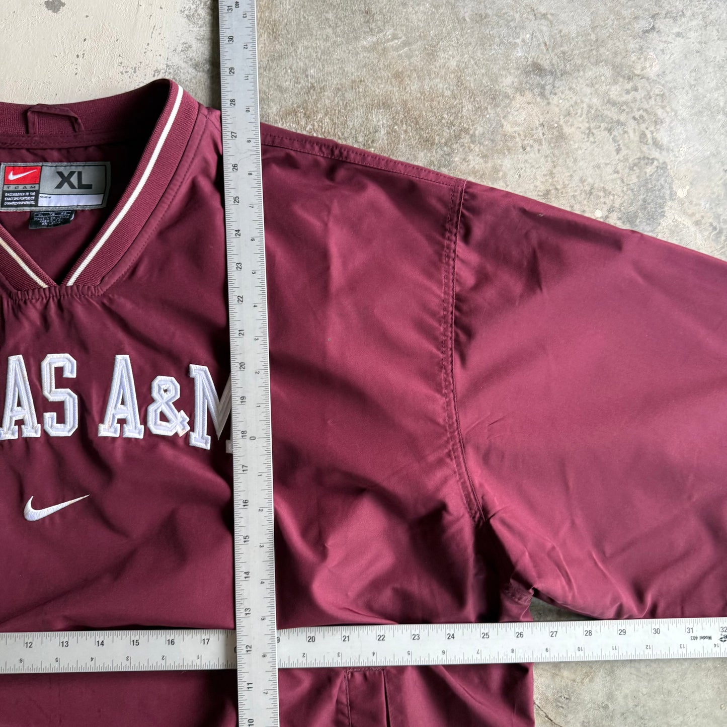 Vintage 00s Texas A&M Nike Windbreaker Jacket - XL