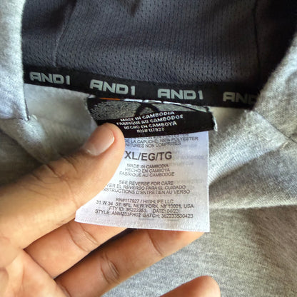 Vintage 00s AND1 Basketball Hoodie - XL