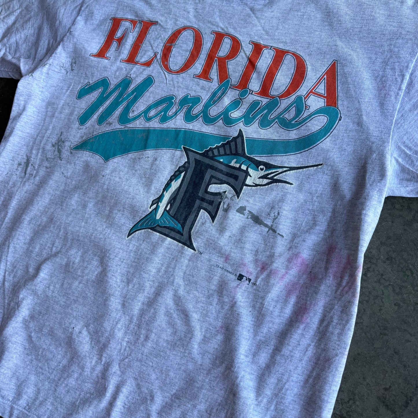 Vintage Florida Marlins Tshirt - L