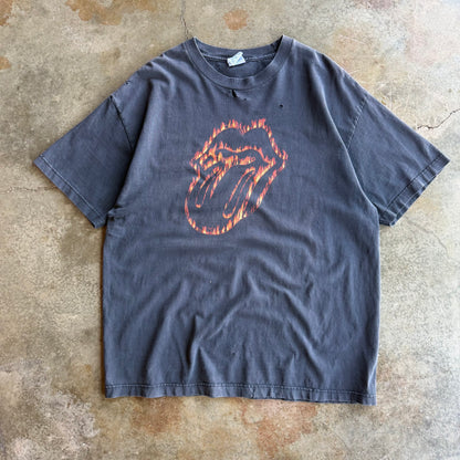 Vintage Fire Rolling Stones Tshirt - XL