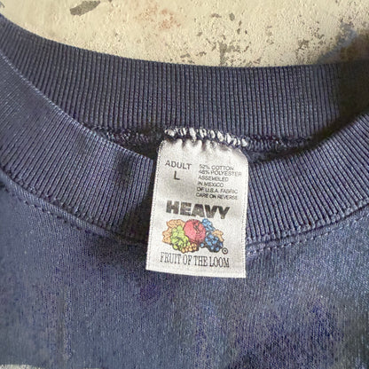 Vintage 90s Fall North Carolina Spellout Crewneck - L