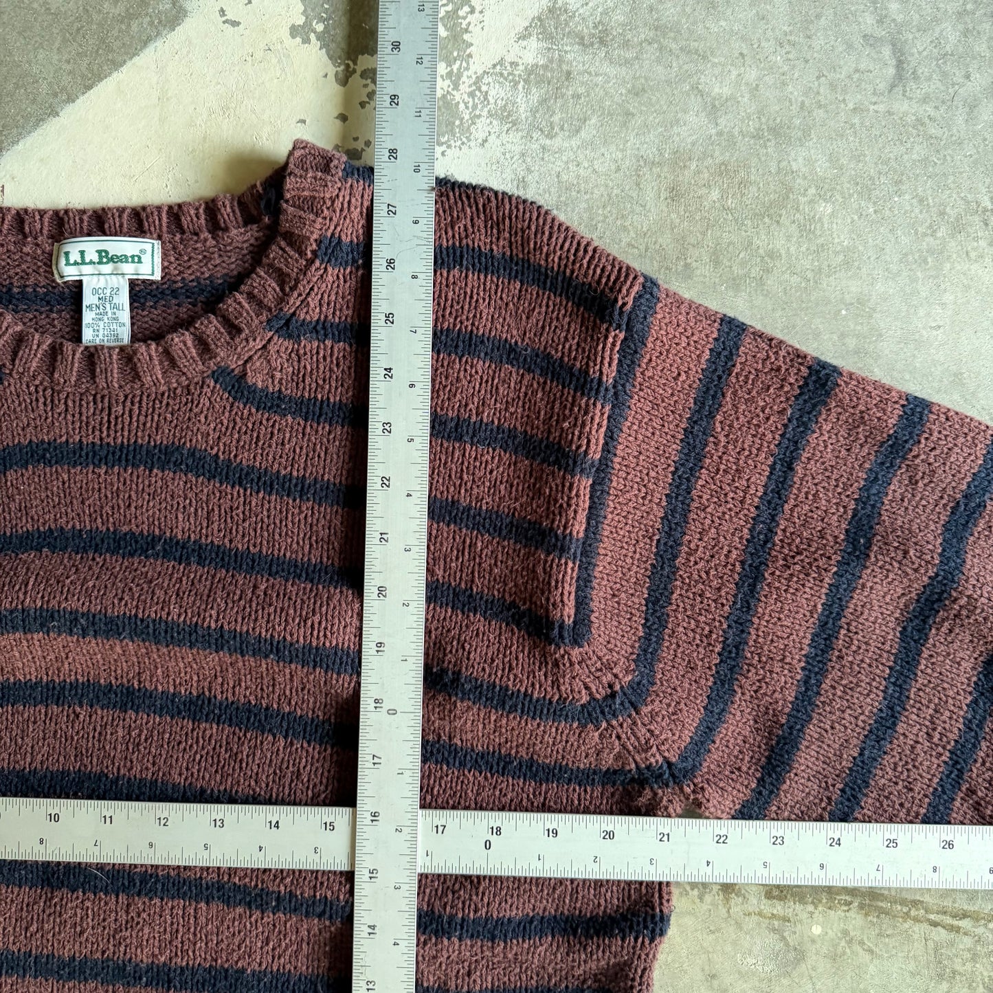 Vintage 00s Striped Sweater Longsleeve- M