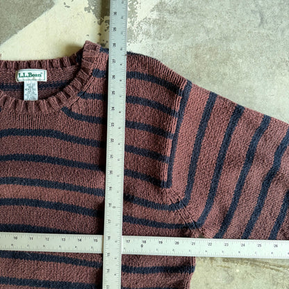 Vintage 00s Striped Sweater Longsleeve- M