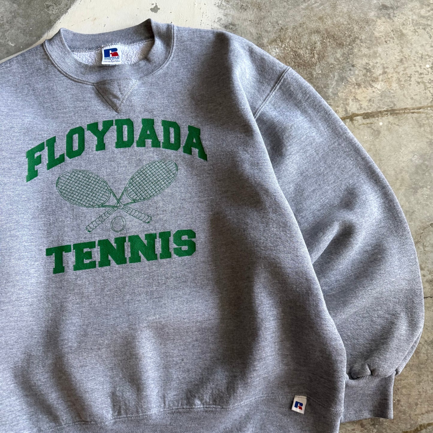 Vintage 90s Russell Athletic Track Crewneck - L
