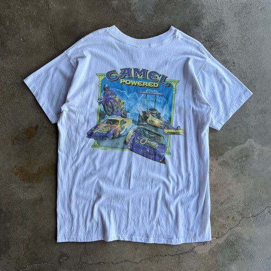 Vintage 90s Camel Racing Tshirt - XL