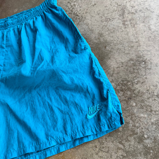 Vintage Cyan Nike Shorts - M