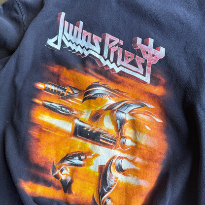 Vintage 00s Judas Priest Zip Up Hoodie - L