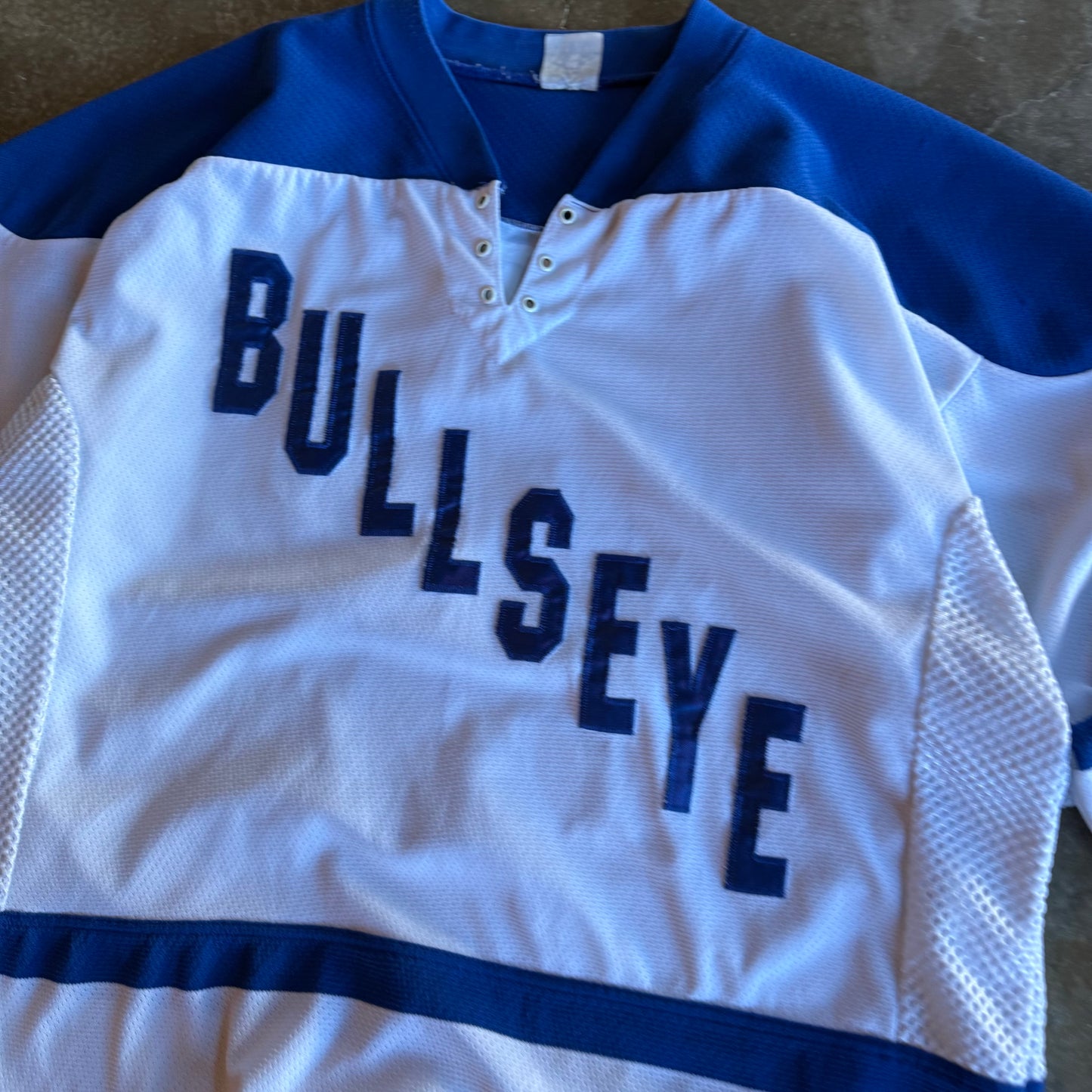 Vintage 90s Bullseye Hockey Jersey - L