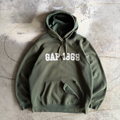 Fall Distressed Gap Hoodie - L