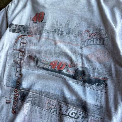 Vintage 00s Coors Light Racing Tshirt - L