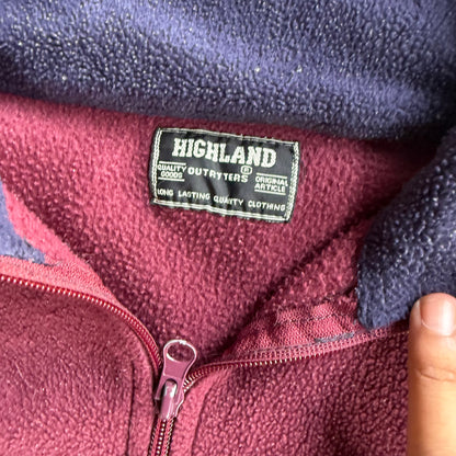 Vintage Fleece Quarter Zip - L