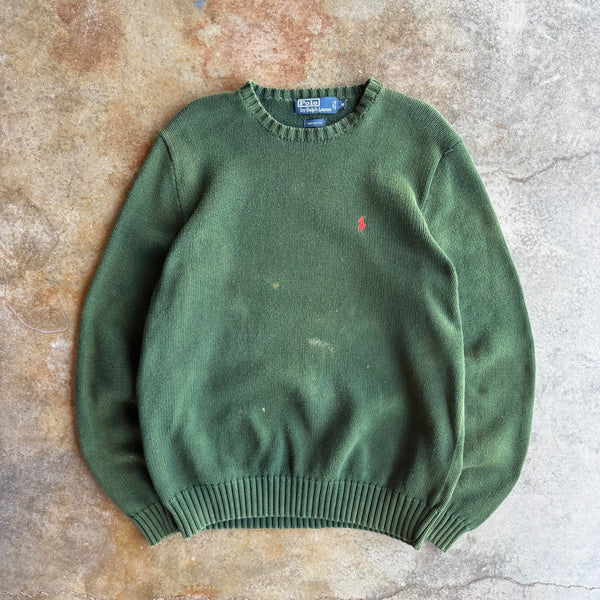 Vintage Green Polo Ralph Lauren Sweater - M