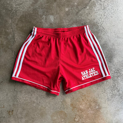 Vintage Red Adidas Track Shorts - S