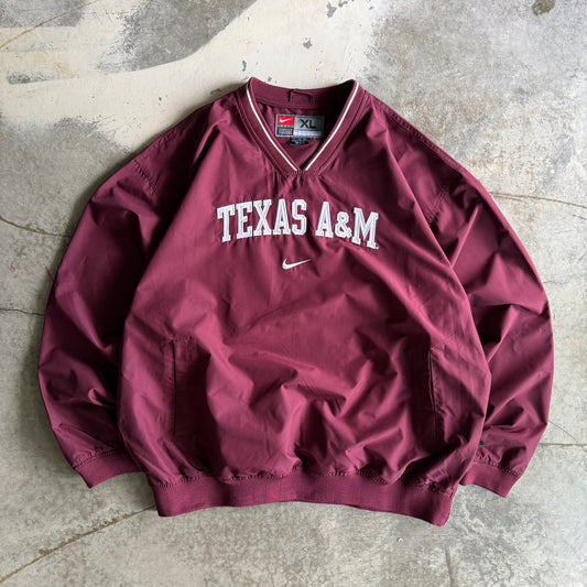 Vintage 00s Texas A&M Nike Windbreaker Jacket - XL