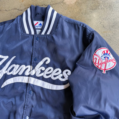 Vintage New York Yankees Satin Jacket - L