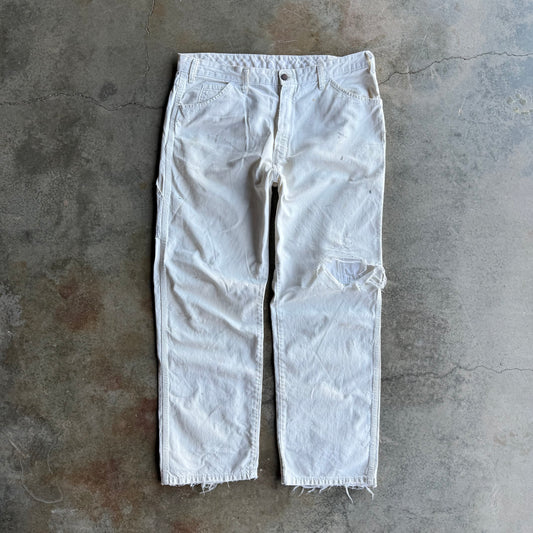 Vintage White Dickies Pants - 36