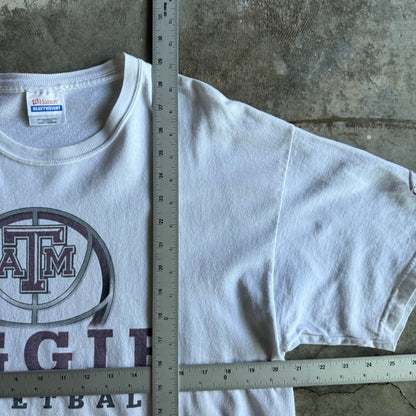 Vintage 00s Texas A&M Aggies Basketball Tshirt - L