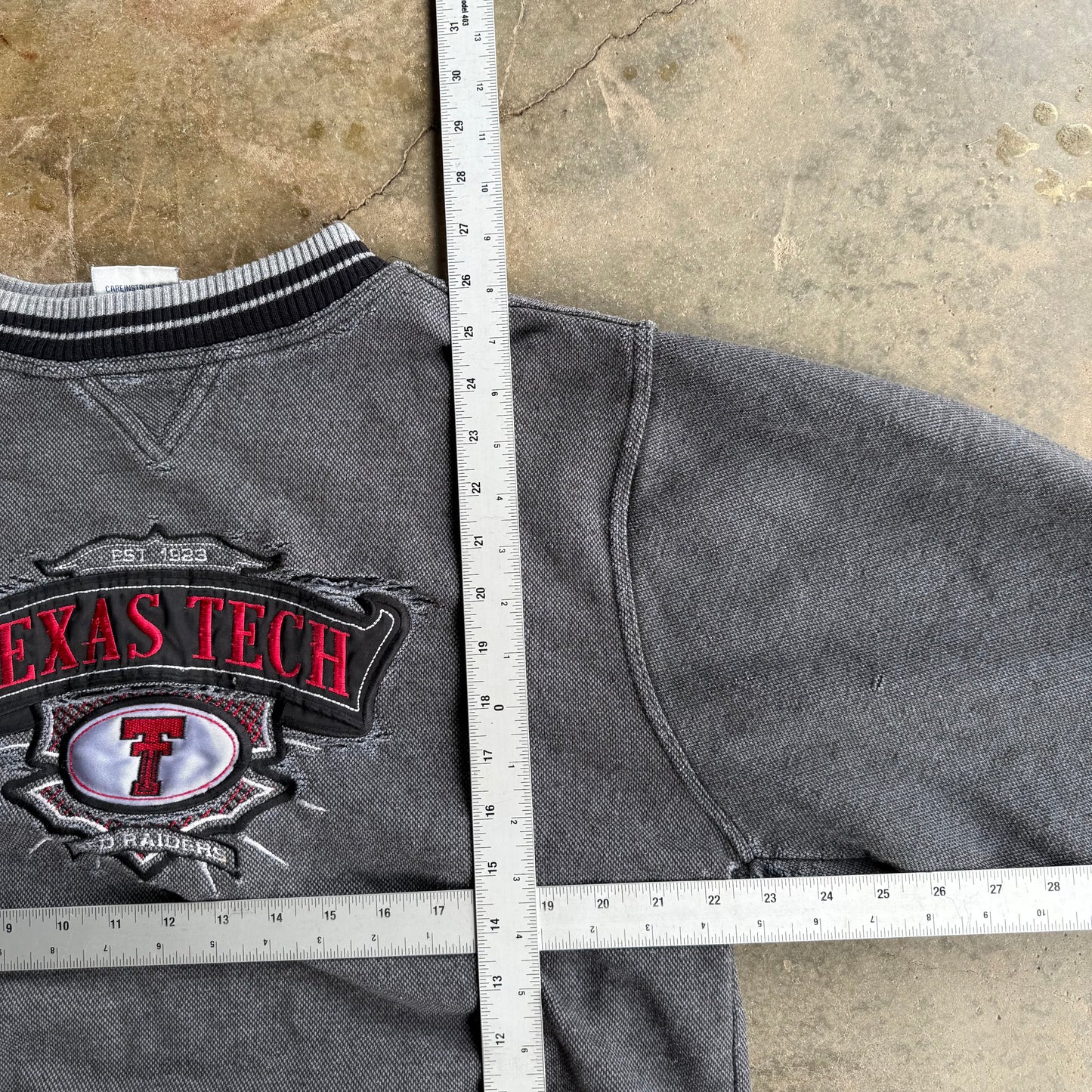 Vintage 90s Texas Tech Crewneck - L