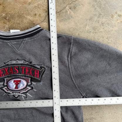 Vintage 90s Texas Tech Crewneck - L