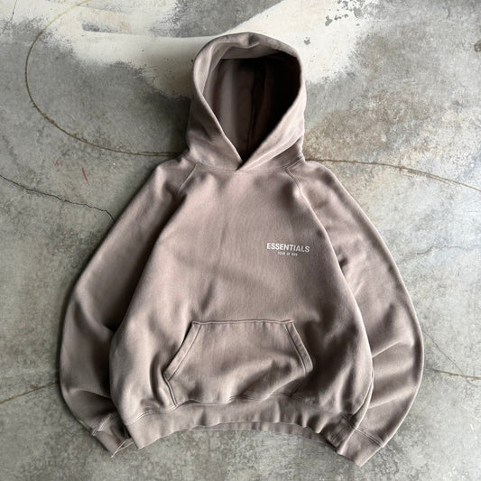 Brown Essentials Hoodie - M