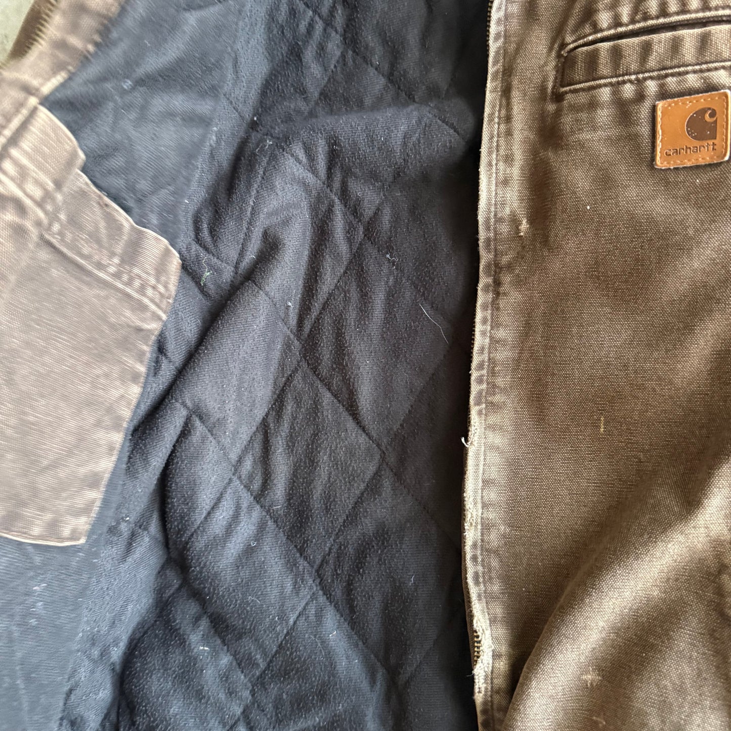 Vintage Faded Brown Carhartt Jacket - XXL