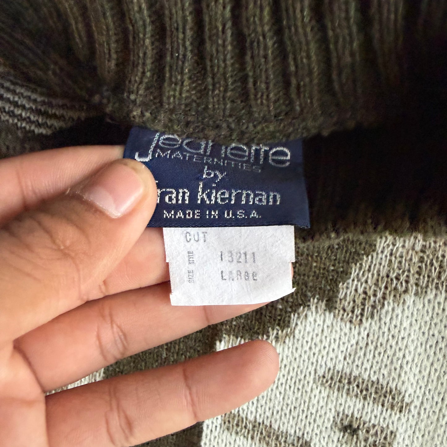Vintage 90s Grandma Knit Sweater - L