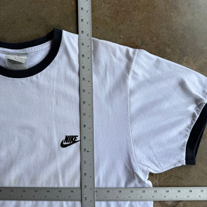 Vintage Ringer Nike Tshirt - L