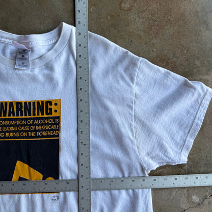 Vintage 00s Funny Drinking Tshirt - XL