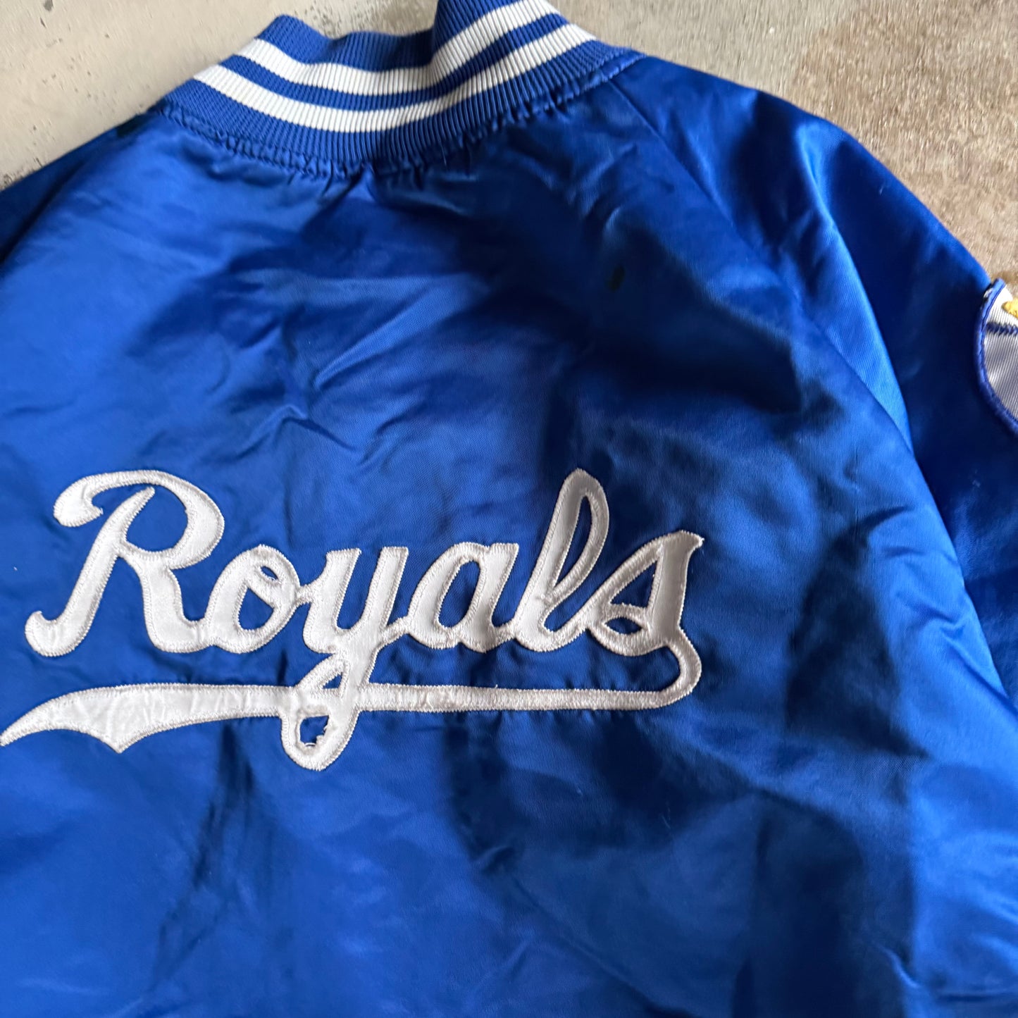 Vintage 80s KC Royals Satan Jacket - XL