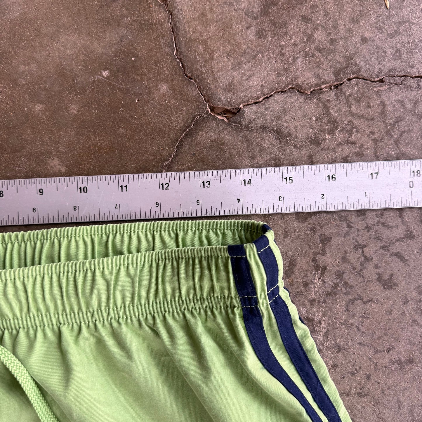 Vintage Green Adidas Track Shorts - L