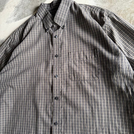 Vintage 00s Fall Cropped Button Up - XL