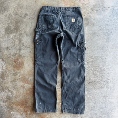 Vintage Black Carhartt Cargo Pants - 33