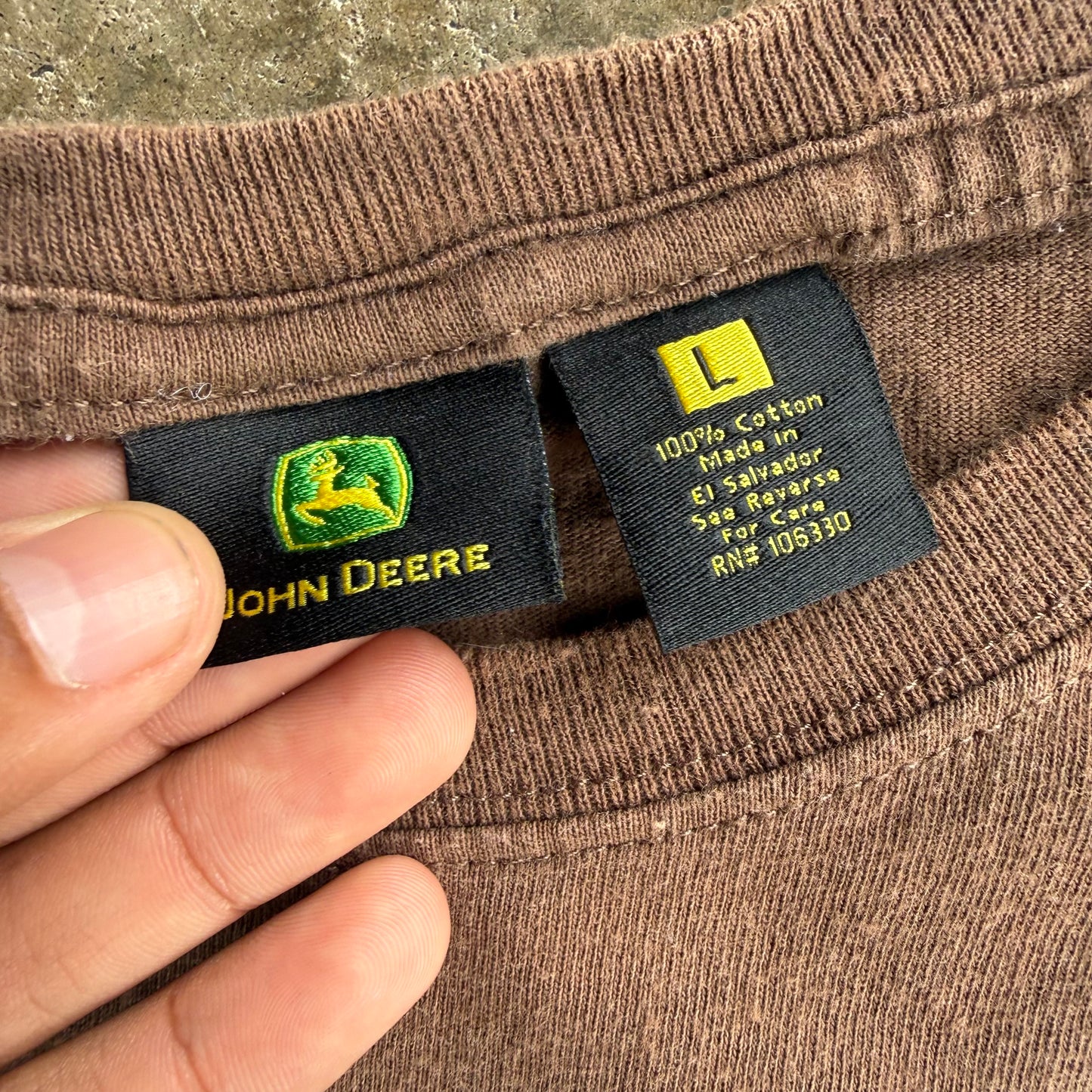 Vintage 00s John Deer Tshirt - L