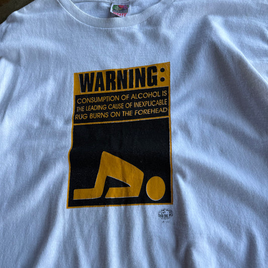 Vintage 00s Funny Drinking Tshirt - XL