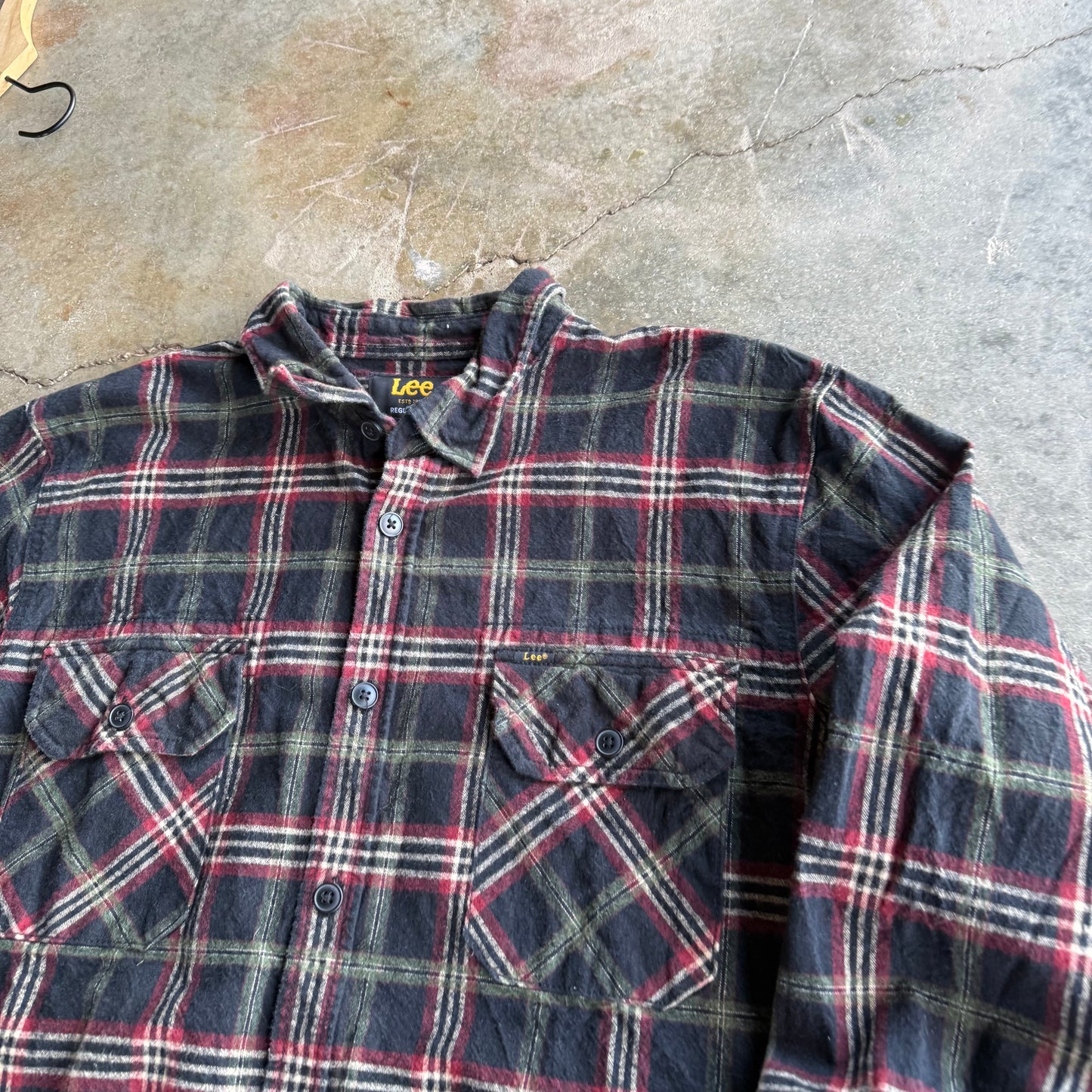 Vintage Cropped Flannel - XL