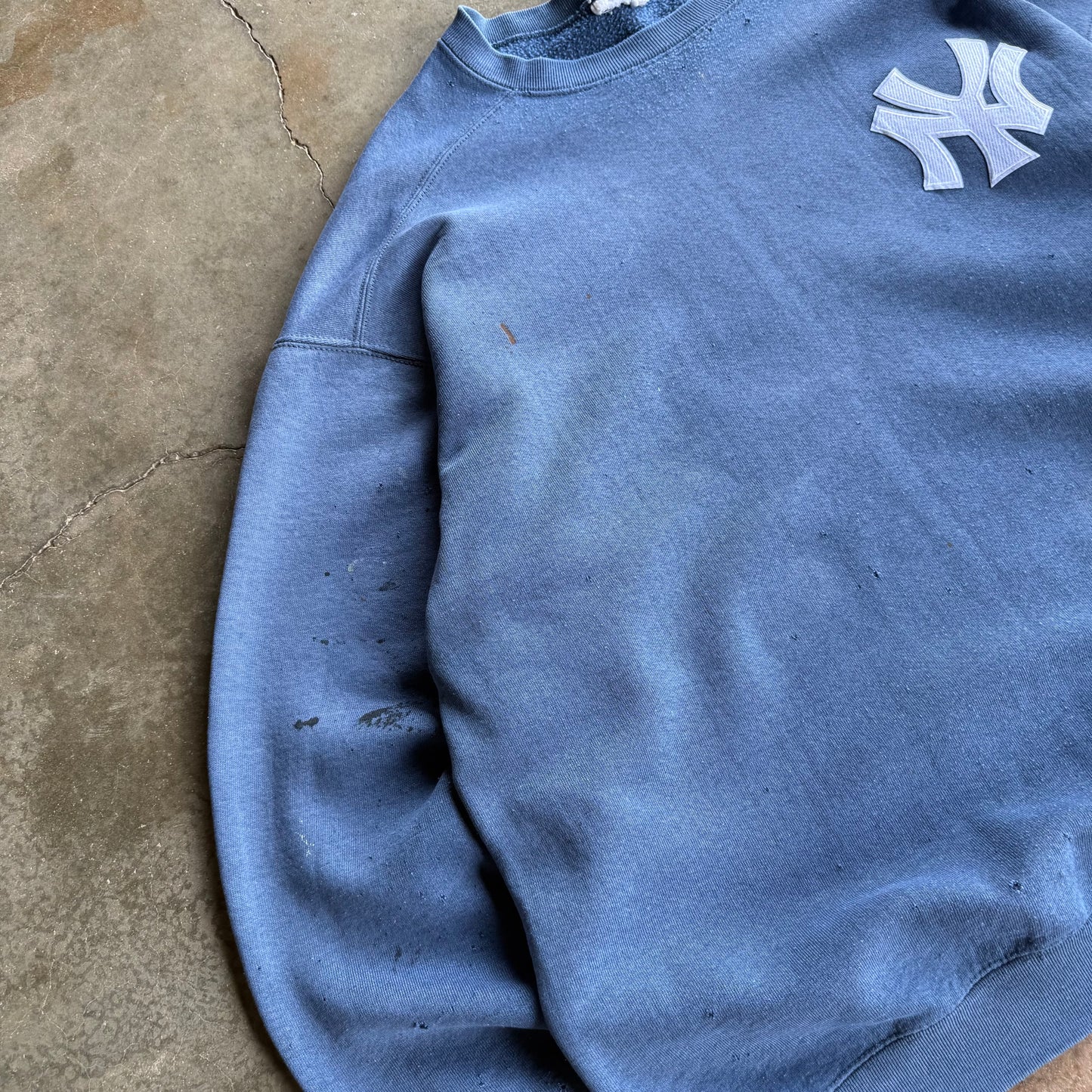 Vintage New York Yankees Distressed Crewneck - XL