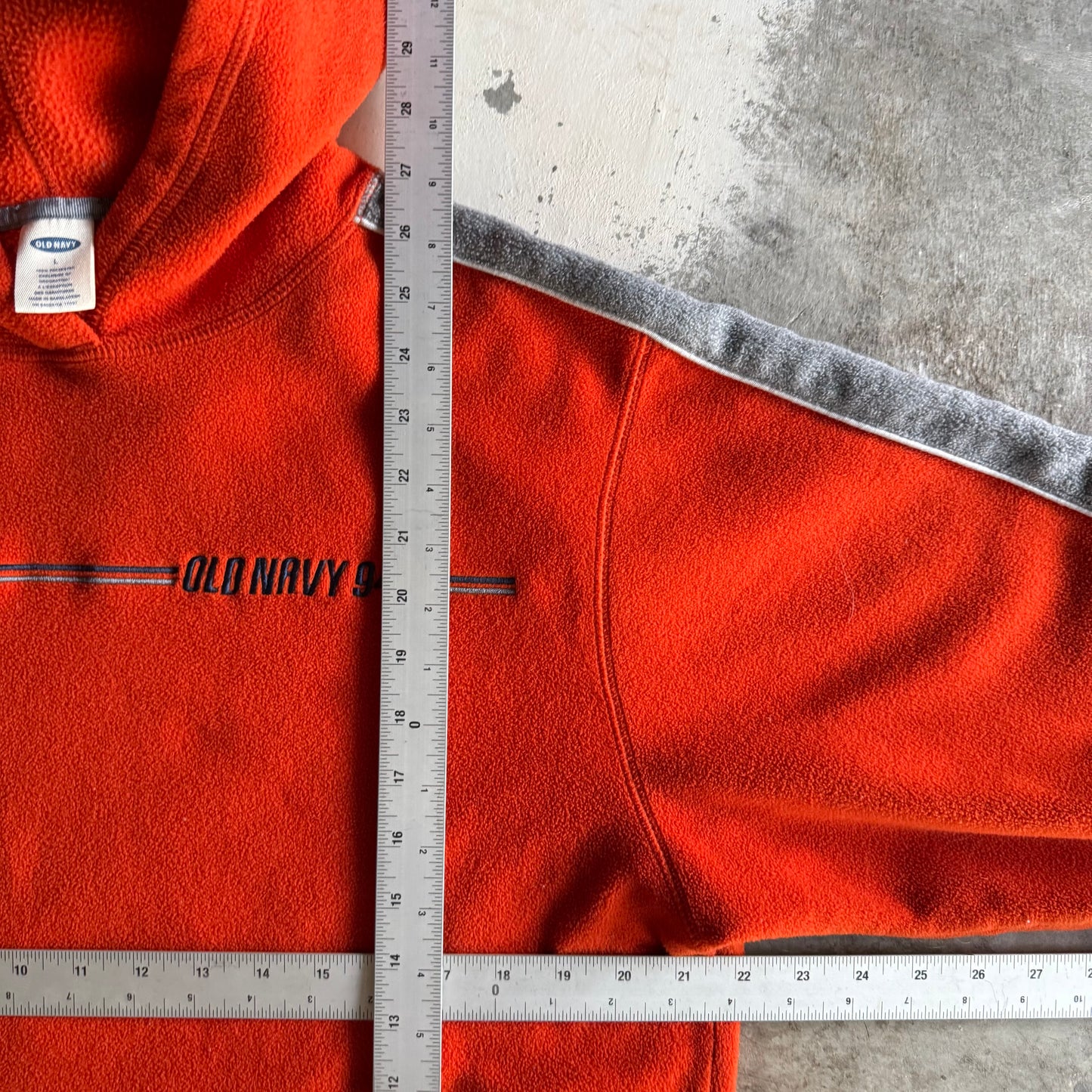 Vintage 00s Fall Old Navy Fleece Hoodie - L