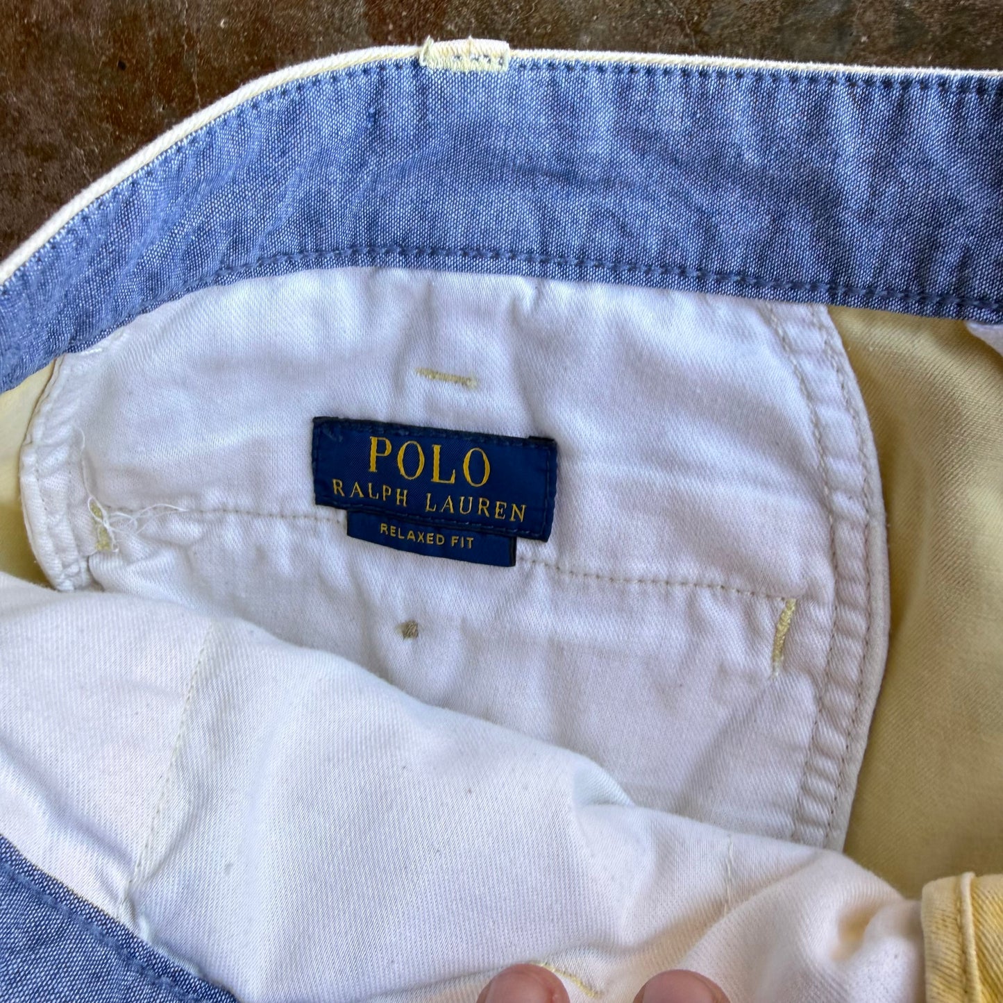 Vintage Yellow Polo Ralph Lauren Shorts - 33