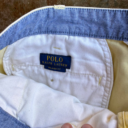 Vintage Yellow Polo Ralph Lauren Shorts - 33
