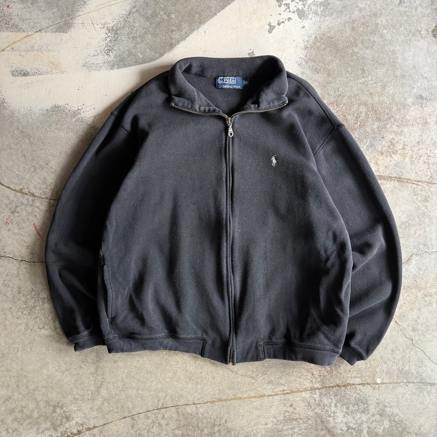 Vintage 90s Polo Ralph Lauren Zip Up - XXL