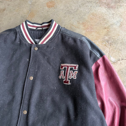Vintage 00s A&M Letterman Jacket - XL