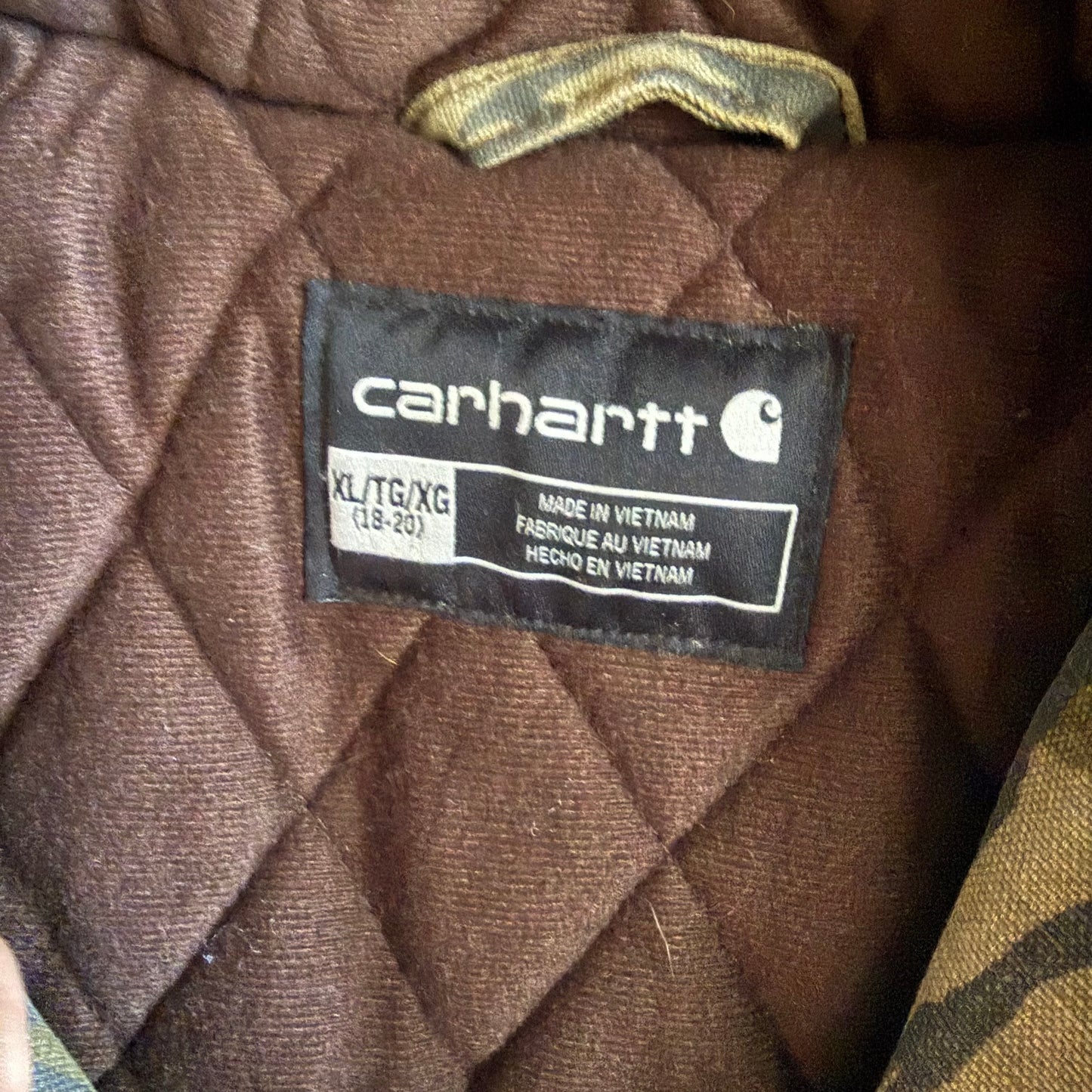 Realtree Hooded Carhartt Jacket - XL